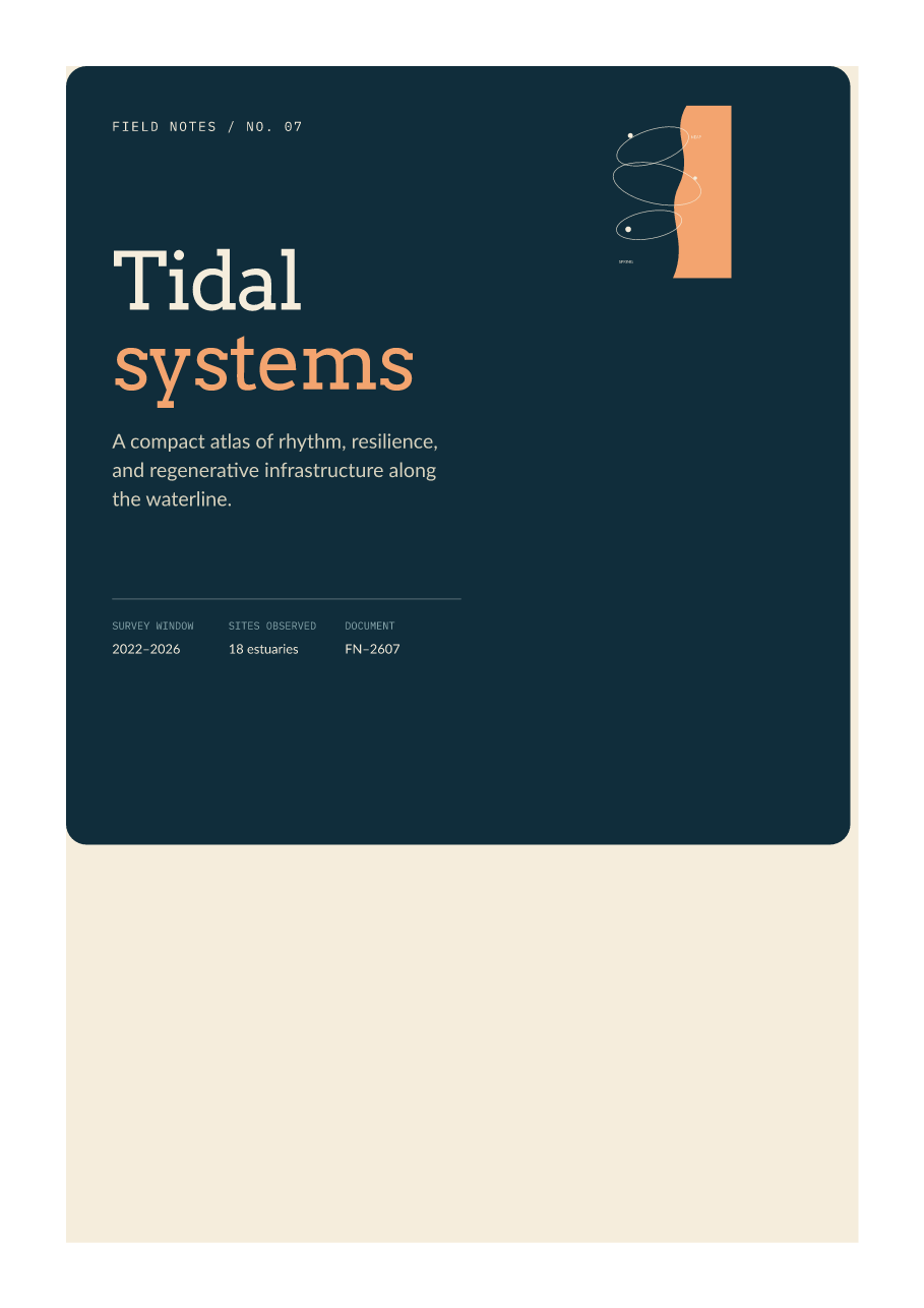 Tidal Systems editorial report cover